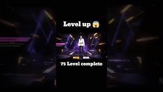 75 LEVEL COMPLETE | FREE FIRE LEVEL UP REWARD #shorts