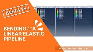 Parametric study of a linear elastic pipeline under in plane bending in ABAQUS