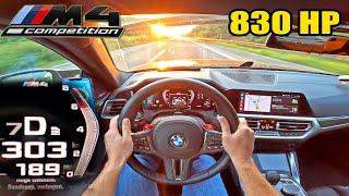 830HP BMW M4 G82 RWD *BIG TURBOS* 100-200 200-300 DRIFT & POV