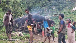 This is Himalayan Relaxing Nepali Village Lifestyle | Organic Food Cooking in Countryside Nepal |