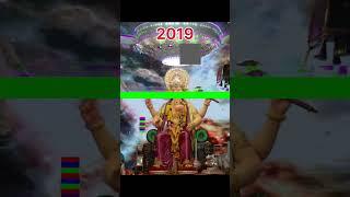 Lalbaugcha raja 2015-2024 #lalbaugcharaja #ganpatibappamorya #ganesh #evolutionvideo