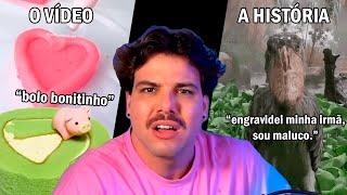 T3DDY E OS VÍDEOS DE COMIDA COM HISTÓRIAS BIZARRAS - T3DDY MELHORES MOMENTOS