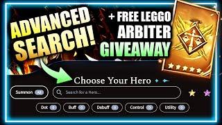 FREE LEGENDARY ARBITER + Advanced Hero Search Tool! Site Update & BIG Giveaway ⁂ Watcher of Realms