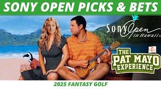 2025 Sony Open Picks, Bets, One and Done Picks | The Sentry Recap, LIV, TGL | Fantasy Golf Picks