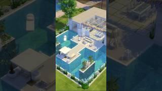Modern Garden Idea in the Sims 4 #shorts #game #sims4 #sims #thesims4 #sims4build #thesims
