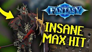 MY MAX HIT IS INSANE ON THIS CUSTOM RSPS! - Progress Series #4 Fantasy RSPS