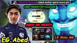 He tried to TILT Abed - A GOD Storm Spirit 7.30 MIDLANE Perspective Fullgame Dota 2