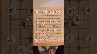 【象棋】對方先手環架中炮，我方打炮一將，重炮絕殺