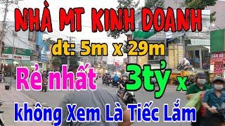 Nhà Lầu Mặt Tiền Kinh Doanh Cực Víp. Giá Rẻ chưa từng có. Hơn 3tỷ x. Không xem tiếc lắm #623