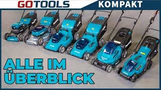 For lawns from small to huge! Makita cordless lawn mowers an incredible selection!