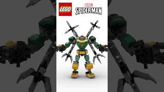 LEGO Spider man and Doctor Octopus Mech battle  Satisfying Building Animation 레고 스파이더맨 닥터 옥터퍼스 맥로봇