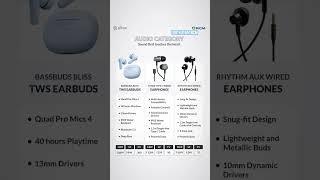 NEW PRODUCT RCM pTron Tunes Earphones & Earbuds #directselling #rcm