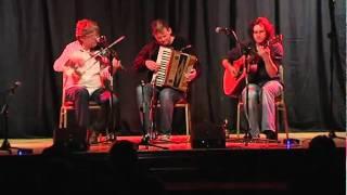 Dave Sheridan (fiddle), Ger Maloney (piano accordion), Mick Mc Cague (guitar)