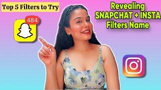 Revealing Top 5 SnapChat & Instagram Filters| @NittuFashionSeries  |​⁠  #snapchat #filters