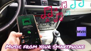 How to listen to the music from your smartphone in the car BMW