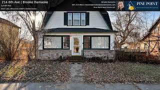 Shell Lake, Wisconsin Home for Sale | 214 6th Ave | Brooke Damaske