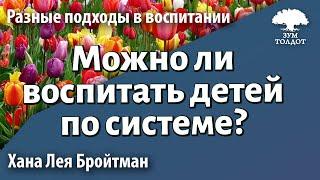 Урок для женщин. Можно ли воспитать детей по системе? Хана Лея Бройтман