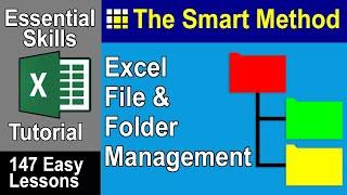 1-8: Pin an Excel Workbook & Organize Files (File & Folder Management)