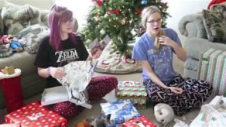 Opening Presents Christmas Morning 2017 | Day 25 |