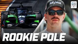 Rookie ROLLS! Louis Foster surprises with first pole at Road America | INDYCAR