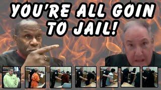 YOU'RE ALL GOIN TO JAIL!  Multiple Revocations of Dumb Defendants Playing Games With The #court !