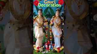 Gauri Decoration Ideas | गौराई सजावट | Simple Gauri Ganpati Decoration Home #gauriganpati #ganpati