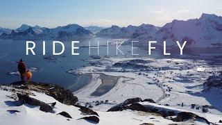 Human powered flight. Ride Hike Speedfly