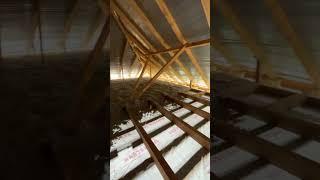 Эковата , утепление потолка эковатой #эковатамичуринск #эковата #утеплитель #дом #мичуринск #липецк