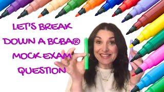 Mock BCBA® Exam Question: Analyzing Untrained Reverse Relations in #Stimulusequivalence (G-12)