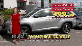 Toyota of Orlando wants to get you into a new Toyota Highlander today