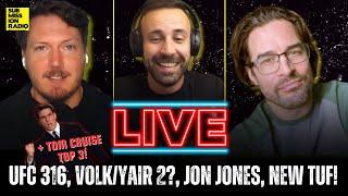 Submission Radio LIVE w/ Jed Meshew & Ben Fowlkes DEBUT - UFC 316 Meh? Jones Petition , Volk/Yair 2?