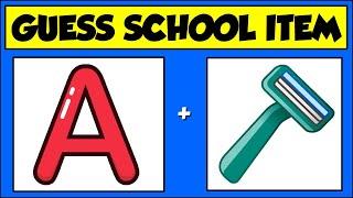 Guess School Items from Emoji Challenge | Hindi Paheliyan | Riddles in Hindi | Queddle