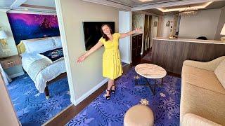 CONCIERGE SUITE! Disney Wish Vlog - Boarding Day 1 - Concierge Lounge Tour - Disney Cruise Line