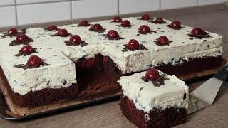 Mache diesen unglaublich leckeren Kuchen!! Schwarzwälder Kirsch Schnitte ganz einfach selber machen