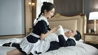 Maid enters CEO's room, he punishes her firmly!