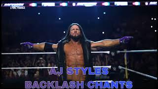 AJ Styles Backlash Crowd Chants France "il est vraiment phénomenal" WWE