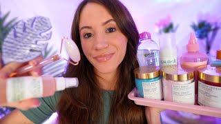 ASMR Spring Spa & Skincare During A Thunderstorm ️ (layered sounds, personal attention)