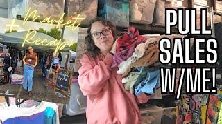 Pull Sales With Me As A Full Time Reseller! + Vintage Pop Up Market Recap