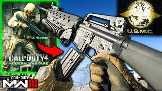 Lt. Vasquez M16A4 & W1200 Loadout from COD 4 Shock & Awe Mission - Modern Warfare 3 Gameplay