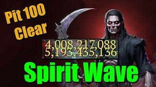 Pit 100 - Spirit Wave Necromancer Season 6 - Best Build DIablo 4