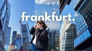 frankfurt solo wasn't a great idea | sightseeing, the beauty and my very bad experience.