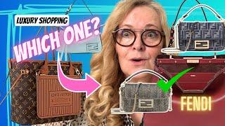 BEST LUXURY Handbag shopping in London - FENDI Peekaboo Soft️, Baguette, Louis Vuitton Inside Out