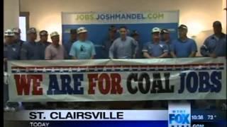 Josh Mandel Supports Ohio's Coal Miners In St. Clairsville, Ohio - WTRF-TV