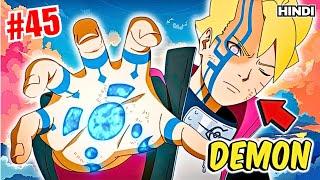 (45) He Awakens The Power Of Nine Tailed Monster Inside Him Explained in Hindi || Boruto ||