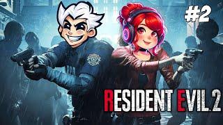 WE'RE GETTING SPOOKY?! | RE2:Remake W/FireHeart | #2