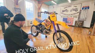 KTM550 MXC HOLY GRAIL; THE LAST NEW 550 2 STROKE.