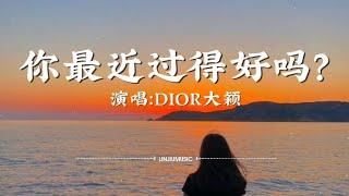 Dior大颖-你最近过得好吗？〖你最近过得好吗？我过得很好，慢慢习惯你不在 放下依賴，慢慢 学着释怀〗【动态歌词】