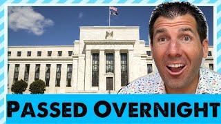 Passed Overnight! The President’s Stimulus Bill With Trillions To Hand Out
