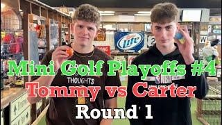 Tommy vs Carter (INSANE MATCH) | Semi-Final | Mini Golf Playoffs #4