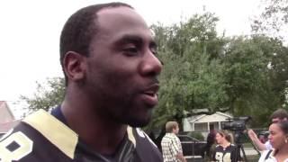 C.J. Spiller on Play60 event at J.C. Ellis Elementary | Video